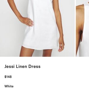 Reformation Jessi Linen Dress